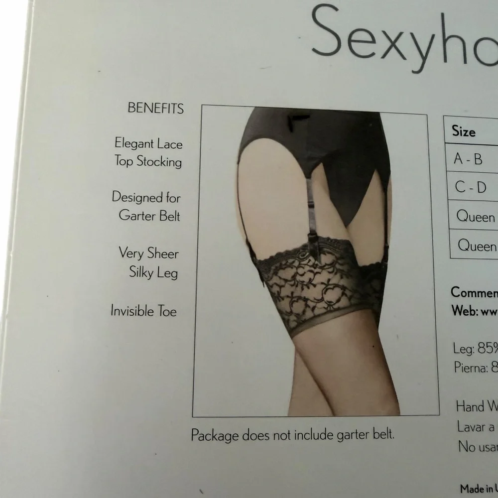 Berkshire Lace Top Stockings Sexy Hose Thigh High 2 Packages Nude and Ivory NWT